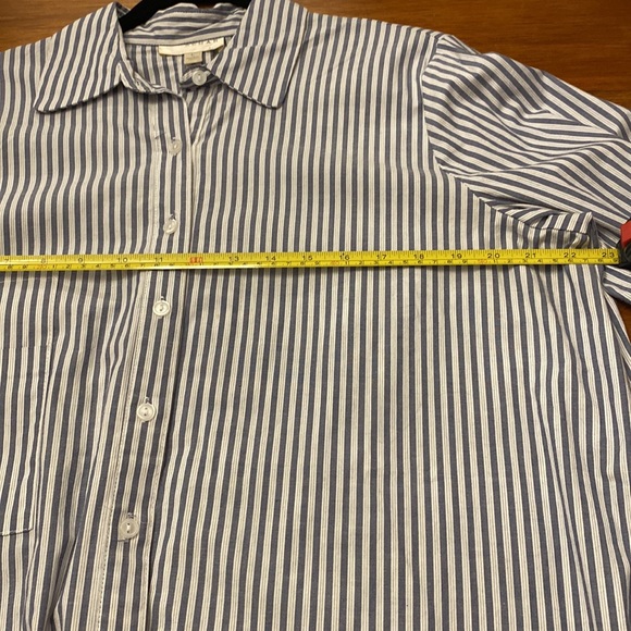 Kenar striped button-down blouse (WORN ONCE) - Picture 6 of 7